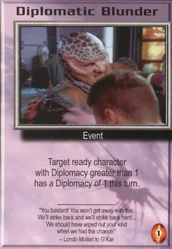 Diplomatic Blunder