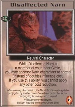 Disaffected Narn