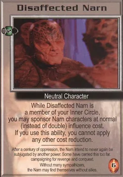 Disaffected Narn