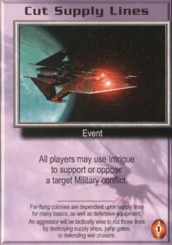 Cut Supply Lines