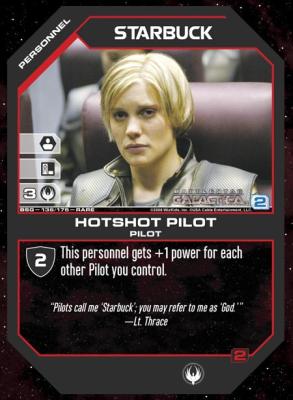 Starbuck, Hotshot Pilot