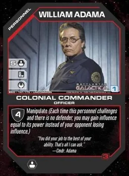 William Adama, Colonial Commander
