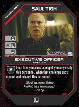 Saul Tigh, Executive Officer