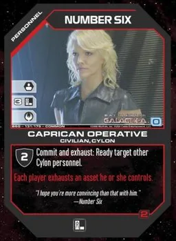 Number Six, Caprican Operative