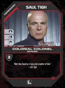 Saul Tigh, Colonial Colonel