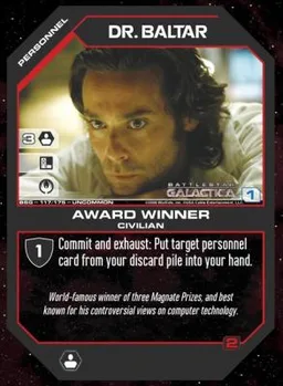 Dr. Baltar, Award Winner