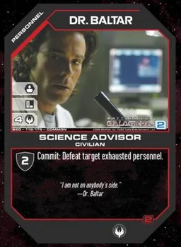 Dr. Baltar, Science Advisor
