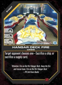 Hangar Deck Fire