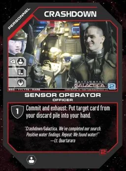 Crashdown, Sensor Operator