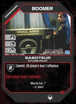 Boomer, Saboteur