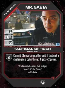 Mr. Gaeta, Tactical Officer