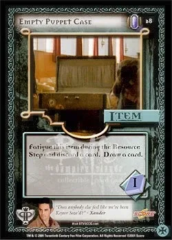 Empty Puppet Case