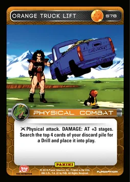 Orange Truck Lift
