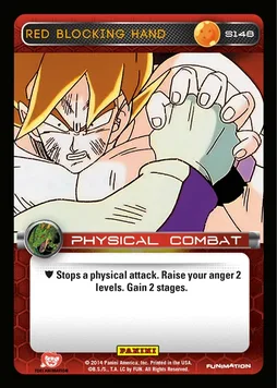 Red Blocking Hand