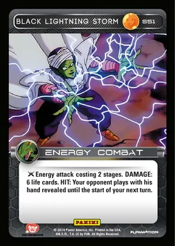 Black Lightning Storm