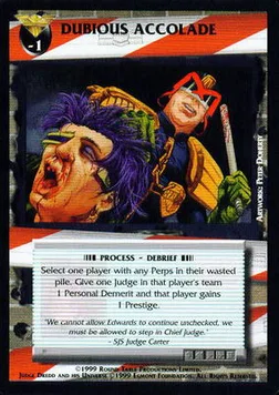Dubious Accolade