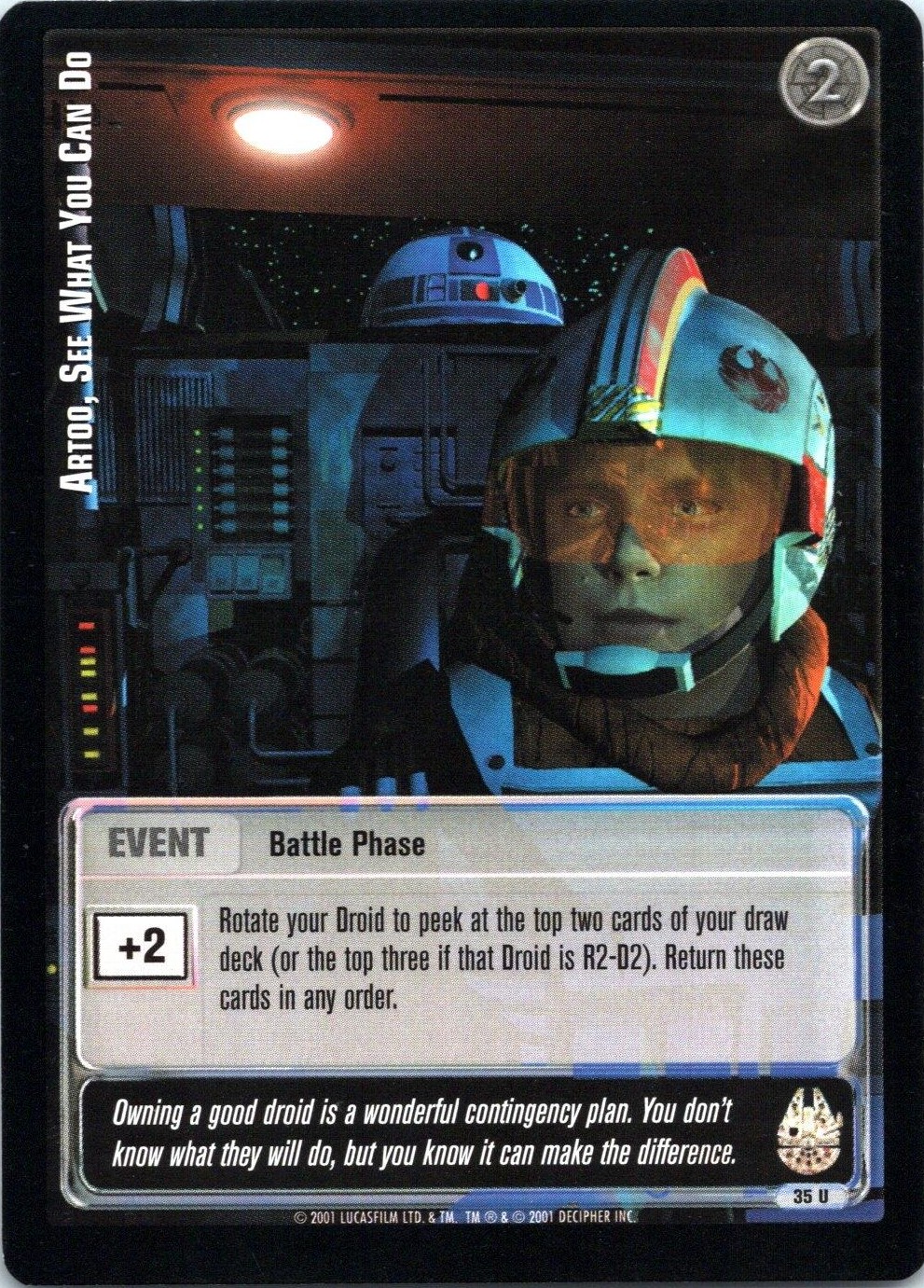Artoo, See What You Can Do