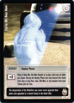 You're My Only Hope