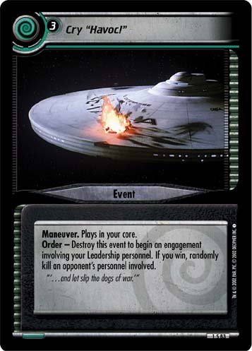 Cry "Havoc!"