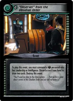 "Observer" from the Obsidian Order