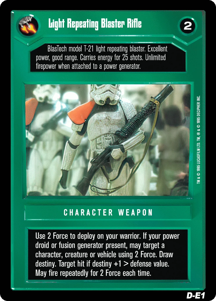 Light Repeating Blaster Rifle