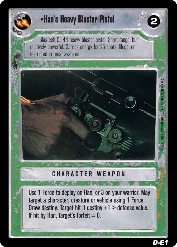 Han's Heavy Blaster Pistol