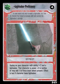 Lightsaber Proficiency