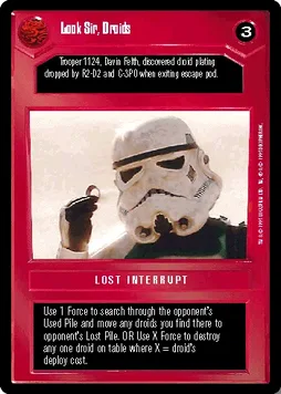 Look Sir, Droids