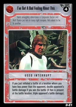 I've Got A Bad Feeling About This