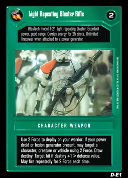 Light Repeating Blaster Rifle