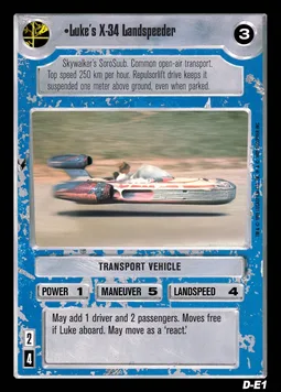 Luke's X-34 Landspeeder