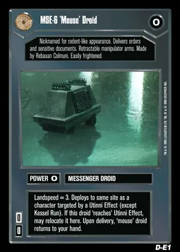 MSE-6 'Mouse' Droid