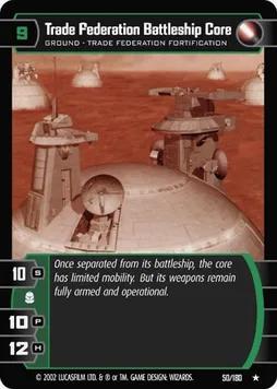 Trade Federation Battleship Core