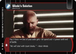 Windu's Solution