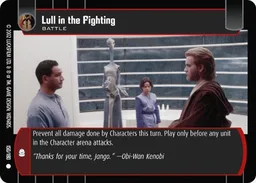 Lull in the Fighting