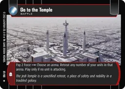 Go to the Temple