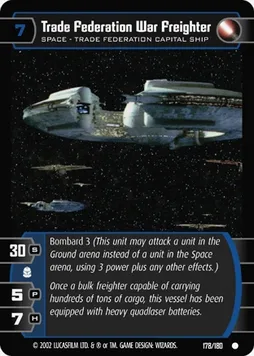 Trade Federation War Freighter