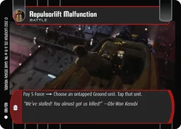 Repulsorlift Malfunction