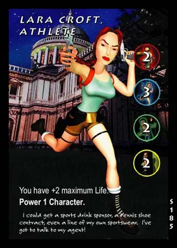 Lara Croft, Athlete