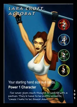 Lara Croft, Acrobat