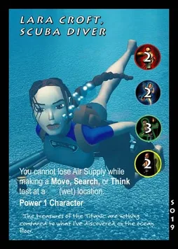 Lara Croft, Scuba Diver
