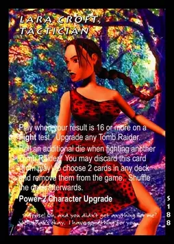 Lara Croft, Tactician