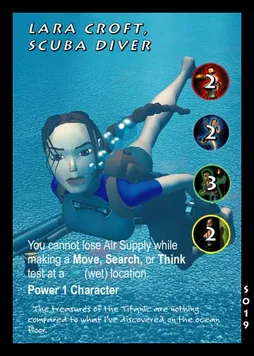 Lara Croft, Scuba Diver