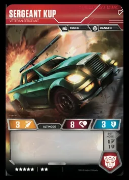 Sergeant Kup, Veteran Sergeant