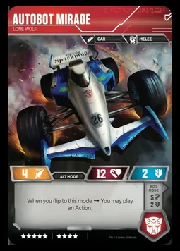 Autobot Mirage, Lone Wolf
