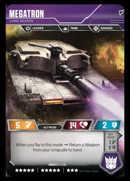 Megatron, Living Weapon