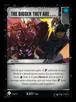The Bigger They Are