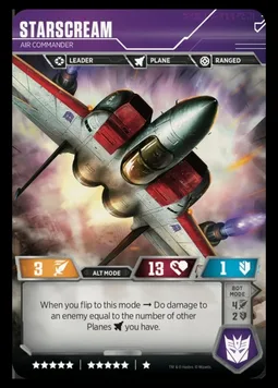 Starscream, Air Commander