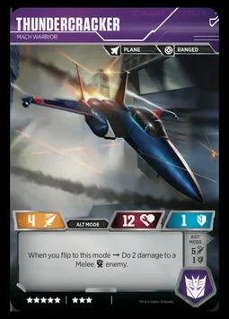 Thundercracker, Mach Warrior