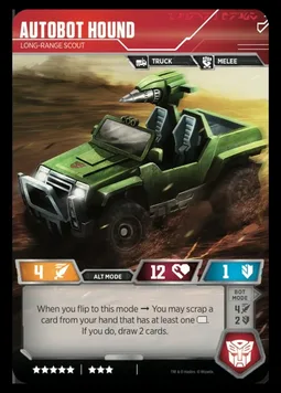 Autobot Hound, Long-Range Scout